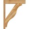 Ekena Millwork Funston Block Rough Sawn Outlooker, Western Red Cedar, 6"W x 26"D x 34"H OUT06X26X34FST05RWR - alternate 4